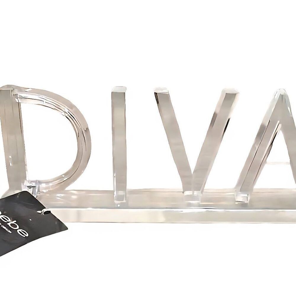 Bebe "DIVA" Crystal Name Plate